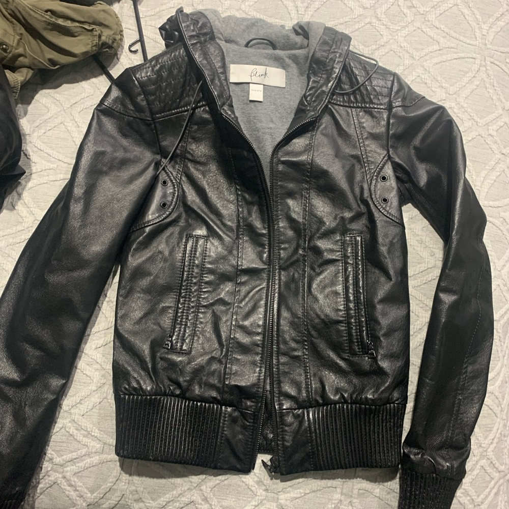 Leather jacket